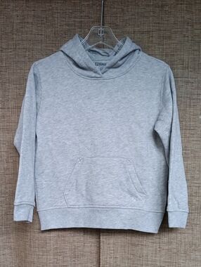 Kids' Grey Hooded Sweatshirt - Crewneck Pullover